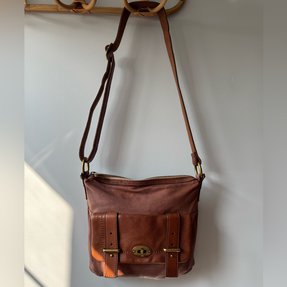 FOSSIL LONG LIVE VINTAGE 1954 Leather Crossbody Bag - Picture 3 of 16